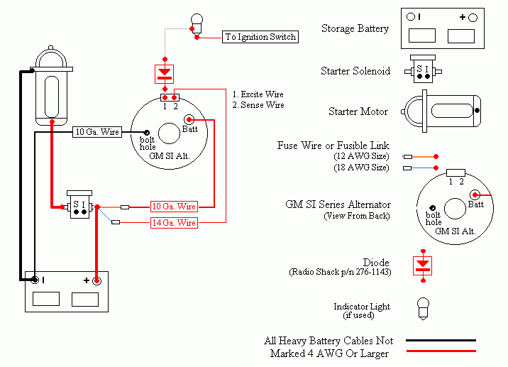 Delco Remy Alternator Wiring Diagram from www.4btswaps.com